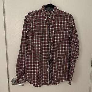 JCrew Red Checkered Shirt